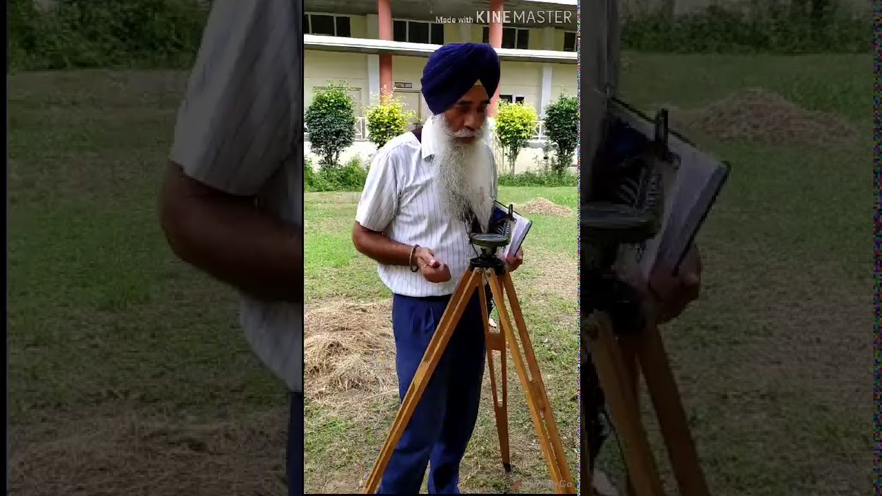 #Compass Survey Temporary adjustments of Prismatic Compass.Bearing,Fore and Back Bearing of a Line.