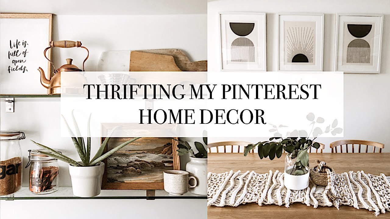 Thrifting My Pinterest - Home Decor - Come Thrift With Me
