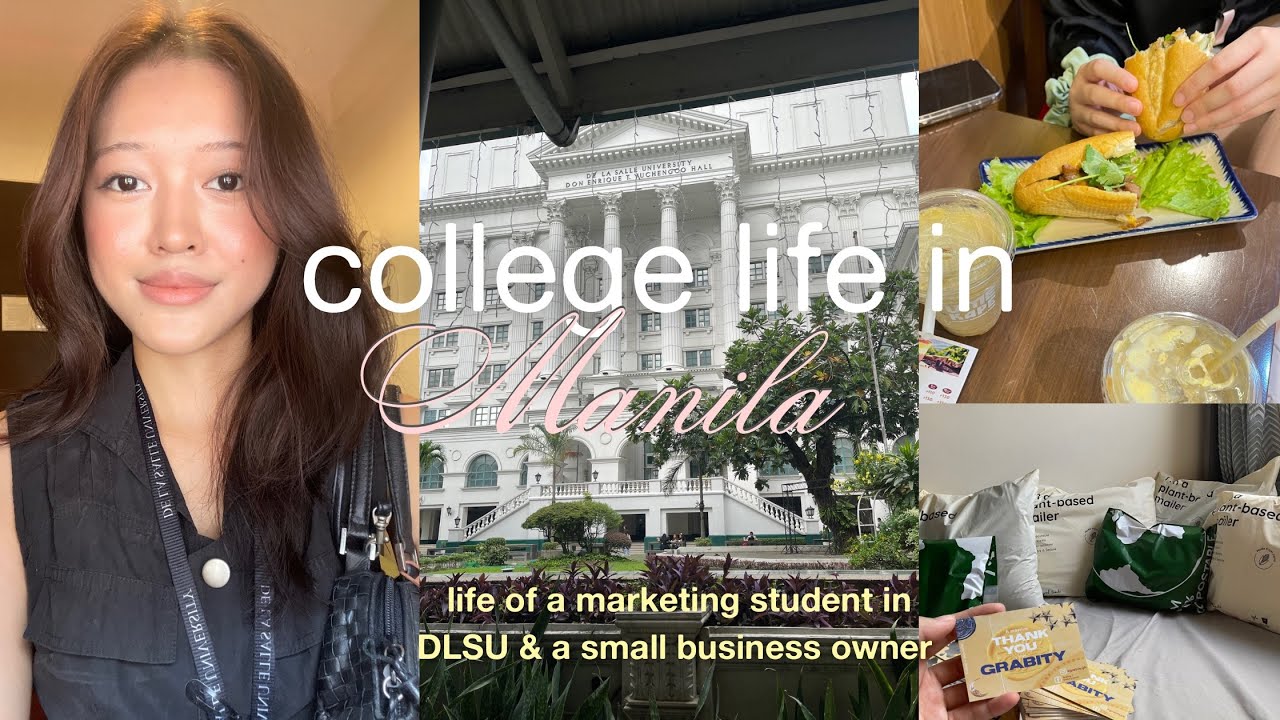 uni vlog 💌  study w/ me at 12 am, introvert diaries, tiring midterms week @ DLSU 📑🏹