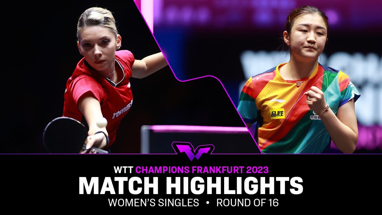 Bernadette Szocs vs Chen Meng | WS R16 | WTT Champions Frankfurt 2023