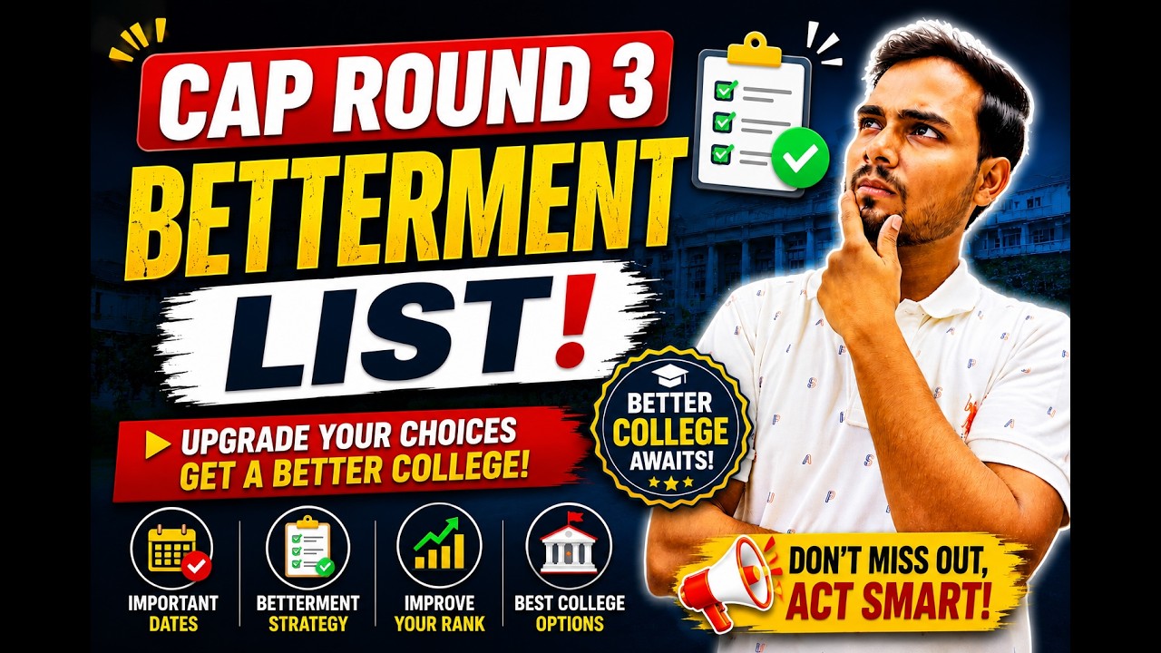 CAP Round 3 Betterment College List🔥Engineering🚨#mhtcetlatestupdates #engineeringadmissions