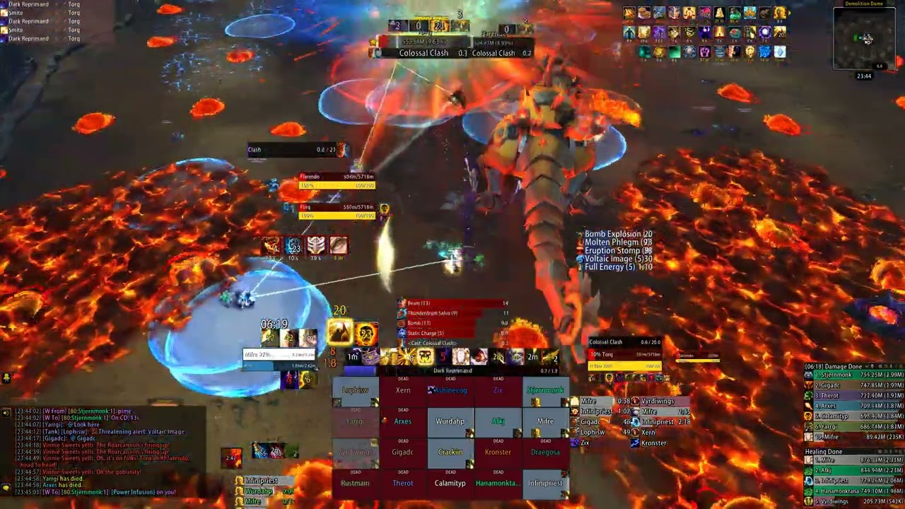 FatSharkYes vs Mythic Cauldron of Carnage - Discipline Priest PoV (cleanest kill)