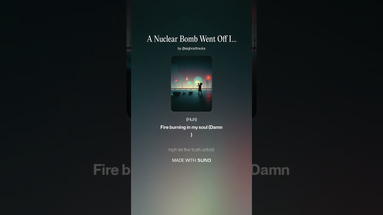 A Nuclear Bomb Went Off In My Soul 10 #hiphop #music #newmusic #aighosttracks