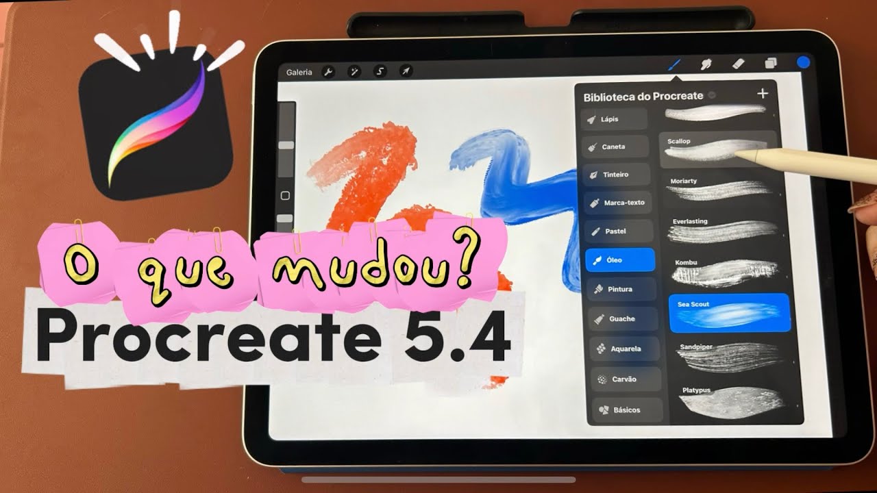 Tudo sobre o Procreate 5.4 - Brushes, Biblioteca e mais [2025]