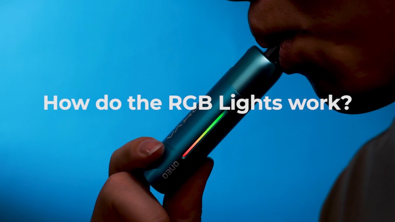 OXVA ONEO's RGB Light Tutorial: how do the lights work?