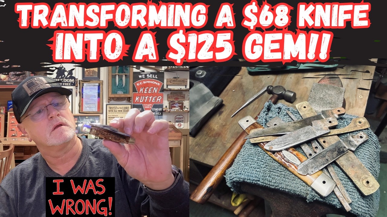 Transforming a Broken $68 eBay Knife Into a $125 Vintage Case Gem! + I Was Wrong!