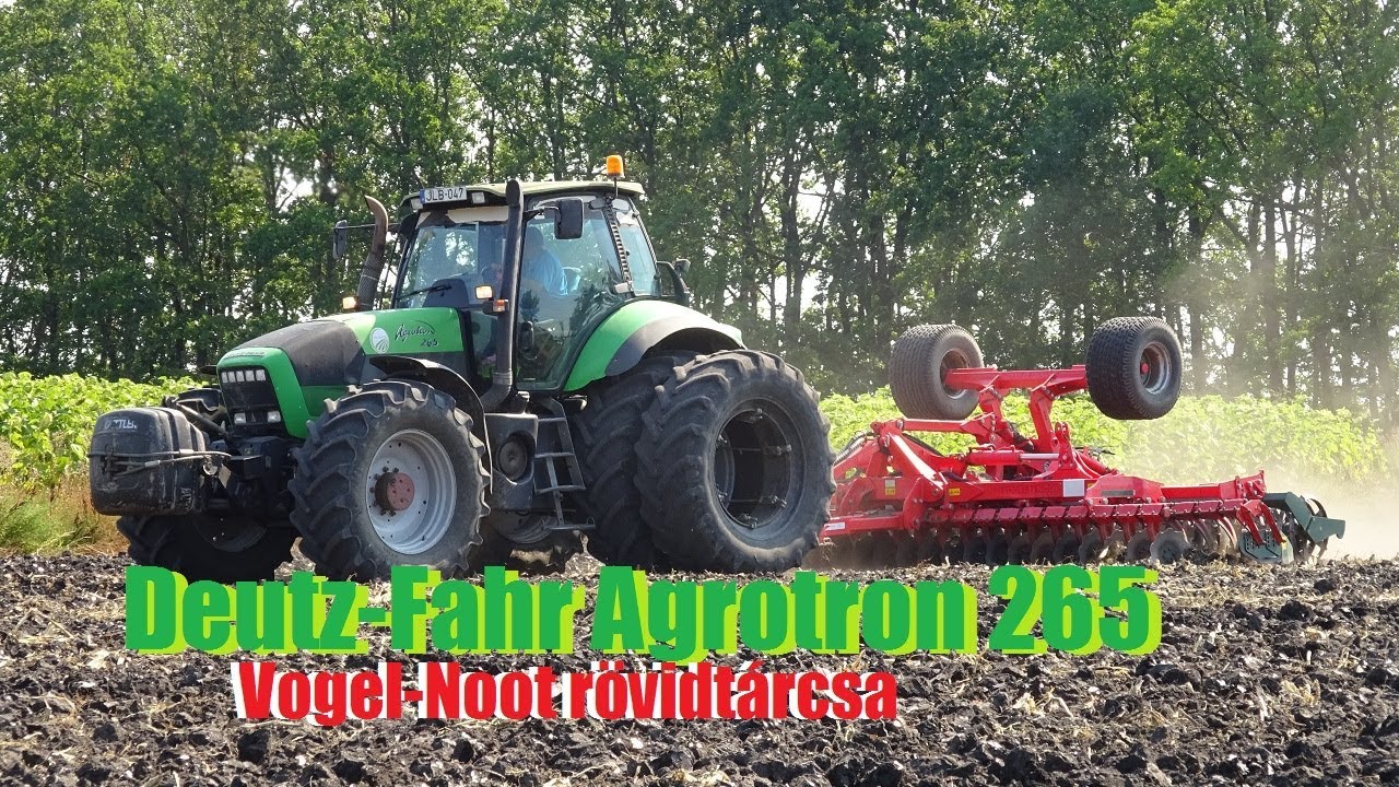 Deutz-Fahr Agroton 265 Vogel-Noot rövidtárcsa