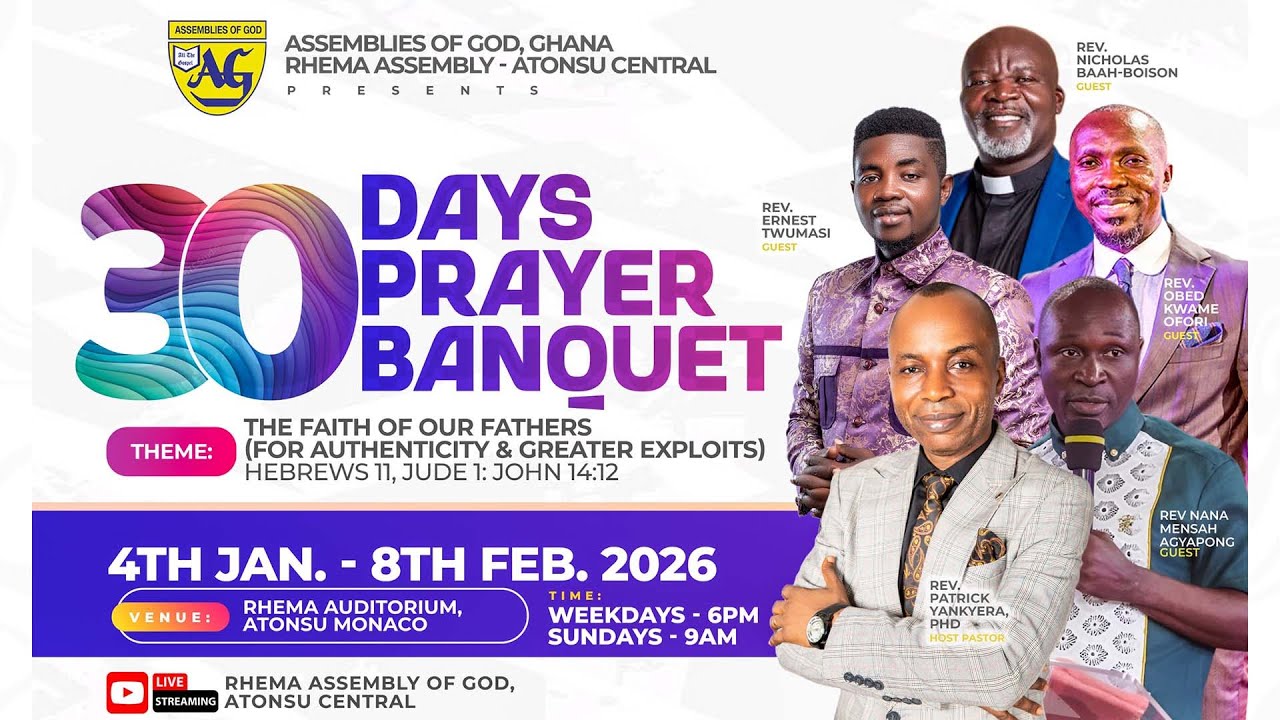 PRAYER BANQUET 2026 WEEK 2 WITH REV. NICHOLAS BAAH-BOISON
