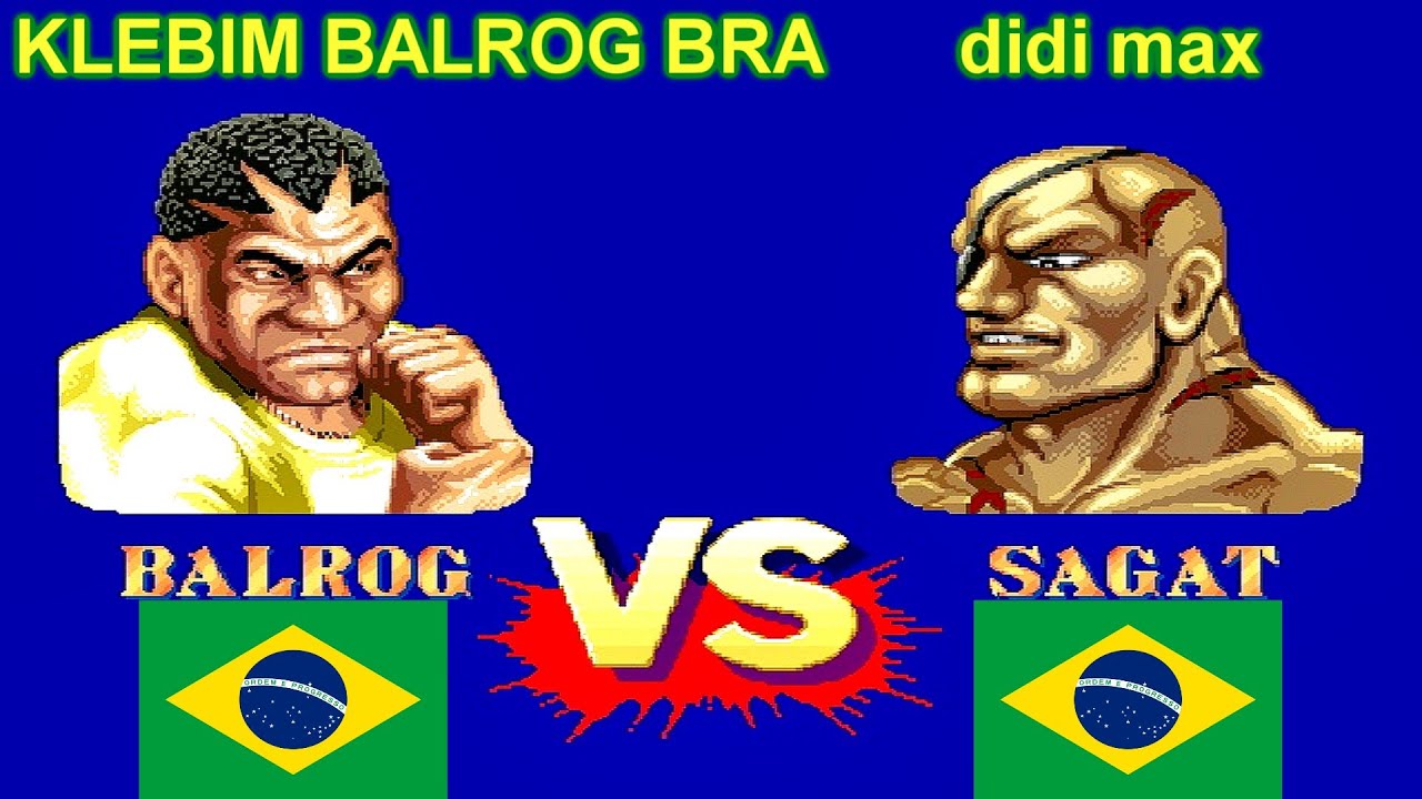 Street Fighter II': Champion Edition - KLEBIM BALROG BRA vs didi max FT5
