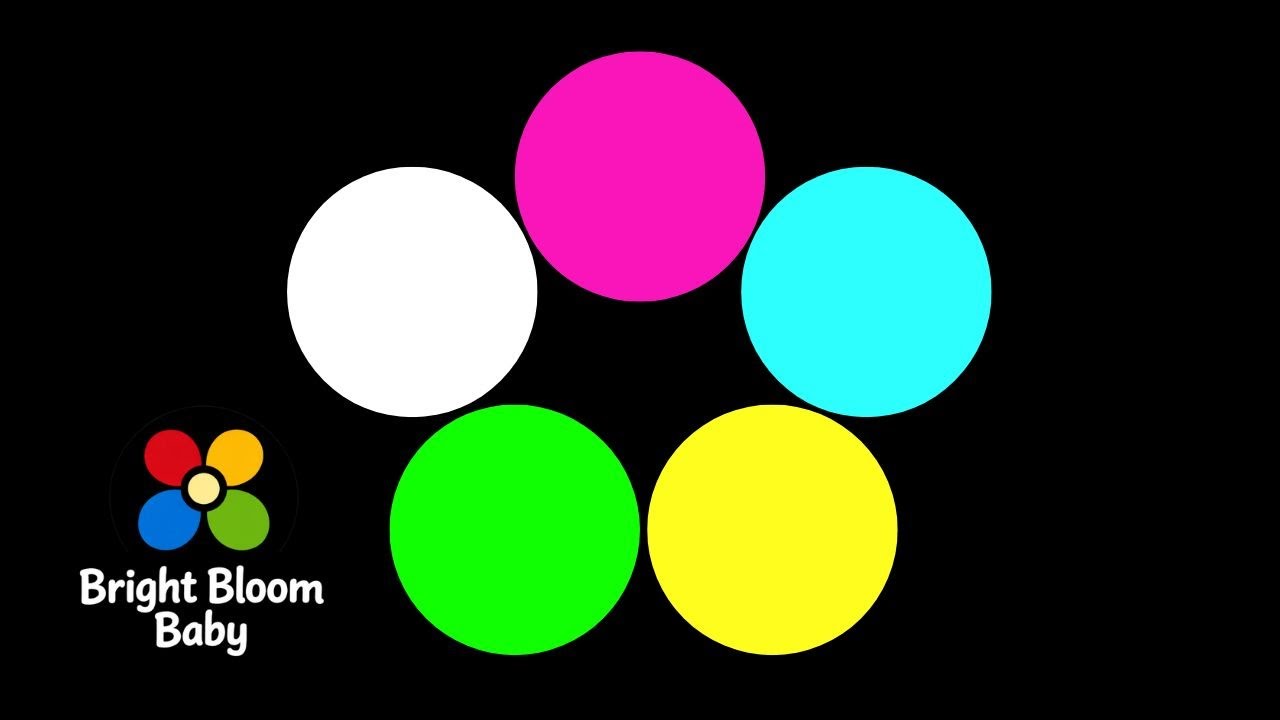 High Contrast Baby Sensory ⭐️⚡ | Neon Moving Shapes on Black | 30 Minute Loop