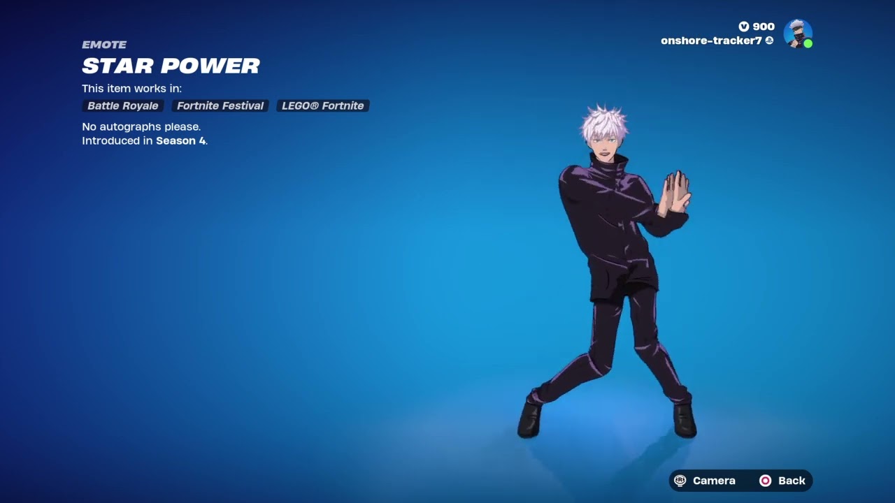 Fortnite Star Power Emote! (GOJO VERSION)