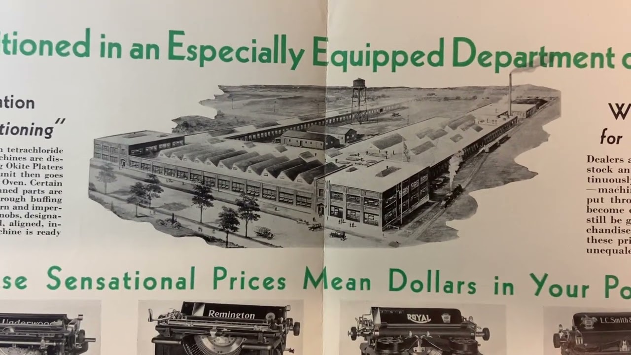 Typewriters of the Great Depression 1:  Woodstock