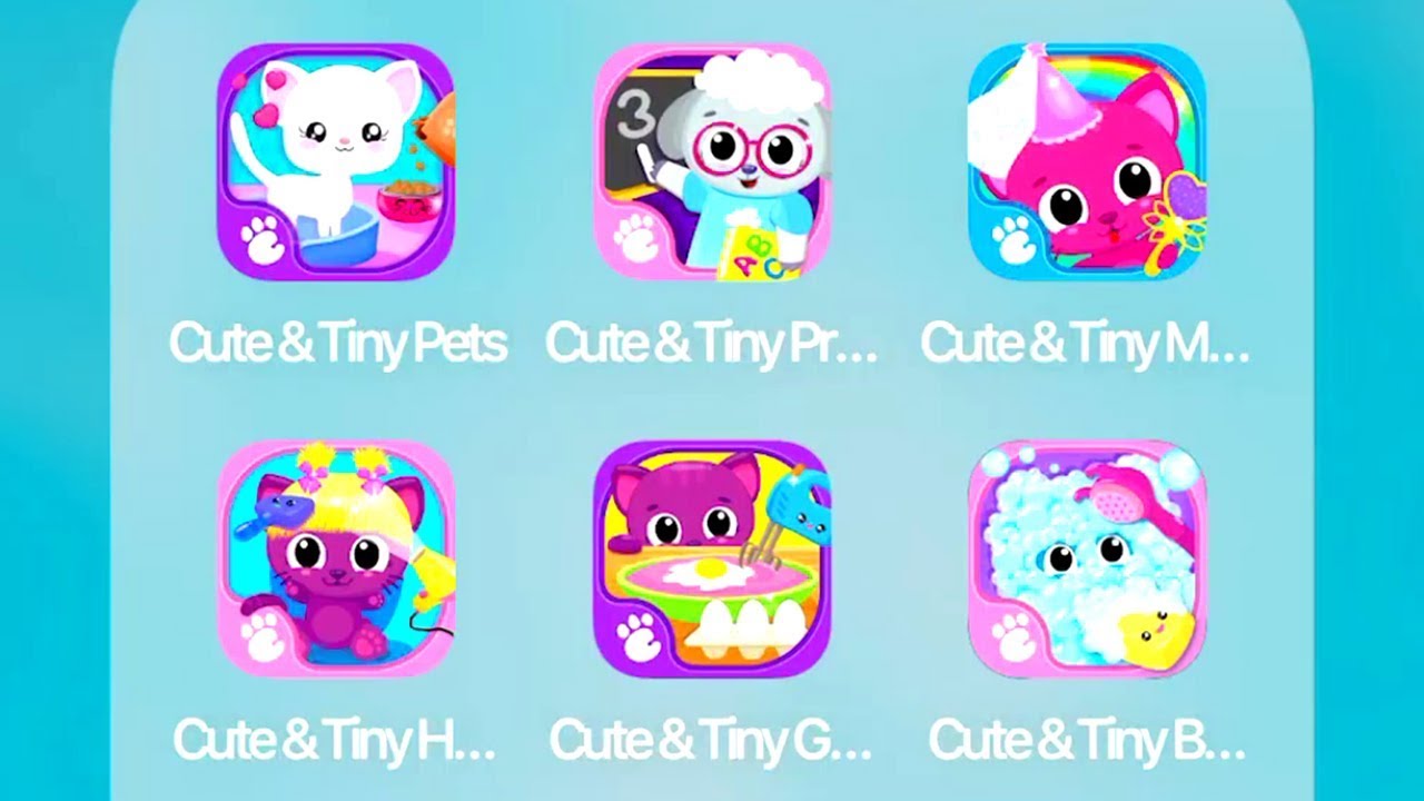 Cute & Tiny Pets,Preschool,Magic Makeover,Hair Salon,Grandparents,Baby Care
