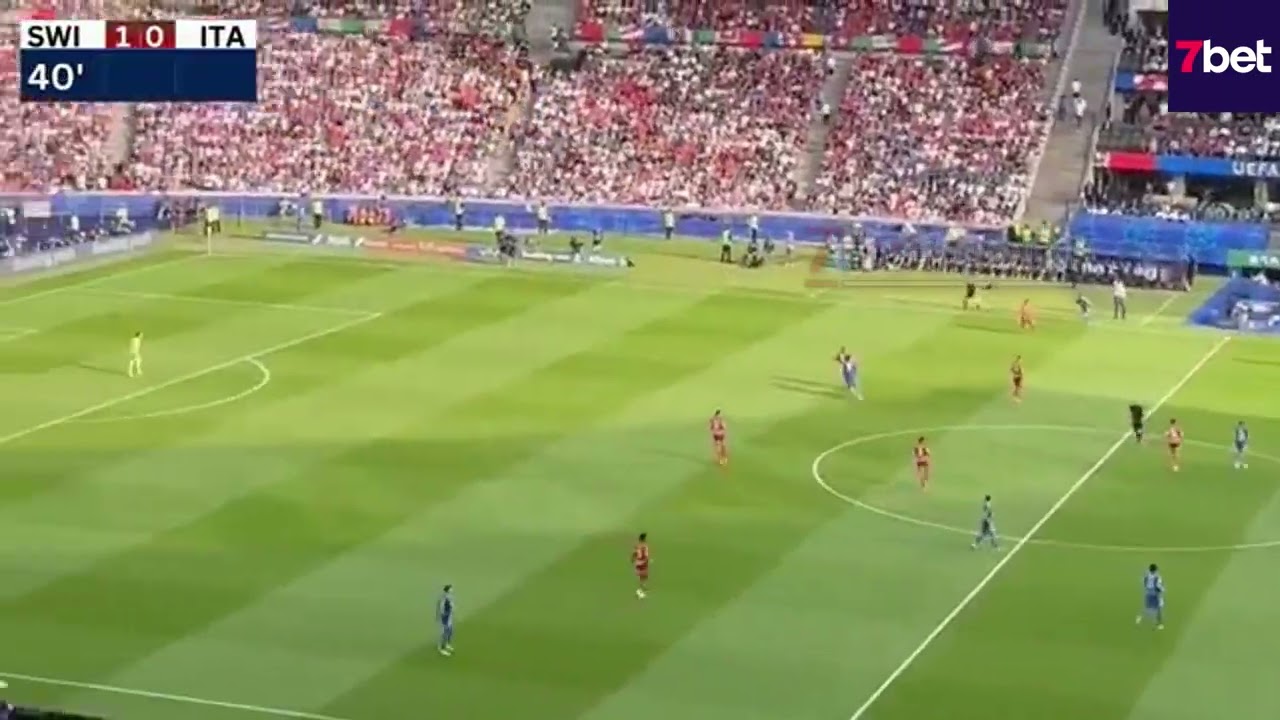 Switzerland vs Italy (2-0) |  EURO 2024 Round of 16 | 7bet