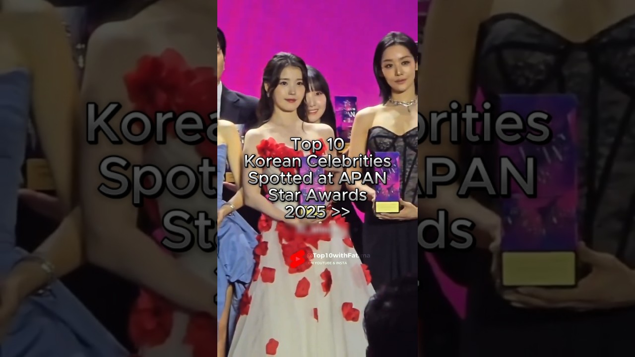 Korean Celebrities at the APAN Star awards 2025  #kdrama #shorts