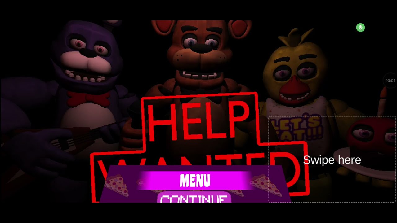 FNAF Help Wanted mobile | GAMEPLAY Night 1