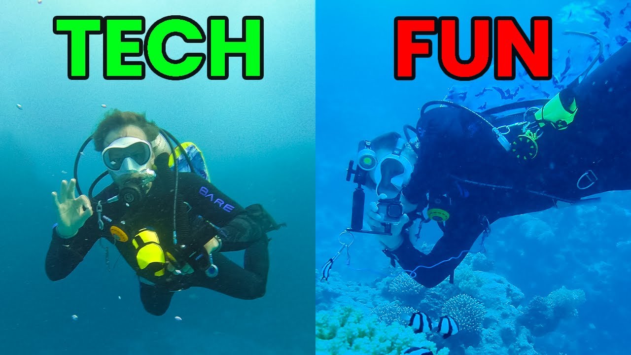 Technical DIVER VS Recreational DIVER (EPIC BATTLE)