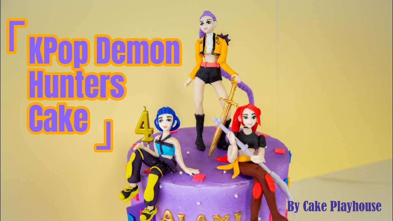 KPop Demon Hunters Cake