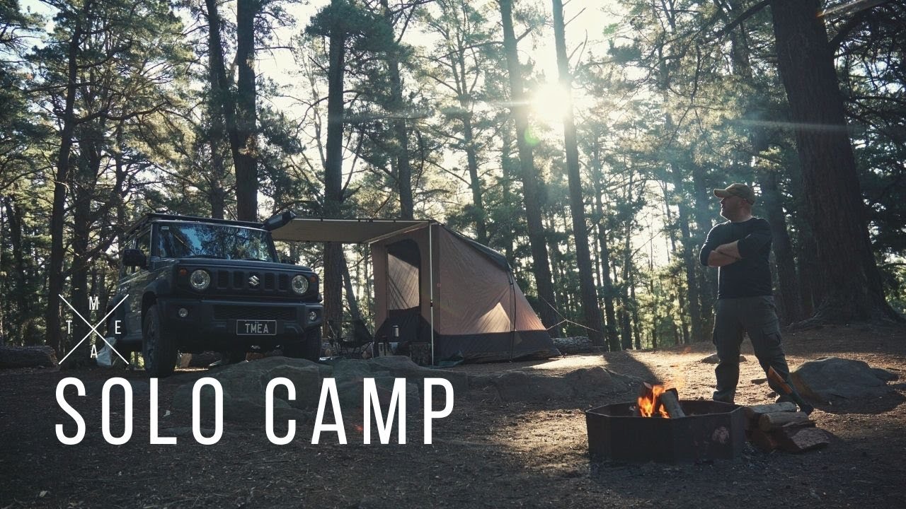 ОДИНОЧНЫЙ ЛЕЧЕБНЫЙ ЛАГЕРЬ В ЛЕСУ | Suzuki JIMNY CAMPER с новой палаткой-тентом от Dune 4WD | ASMR