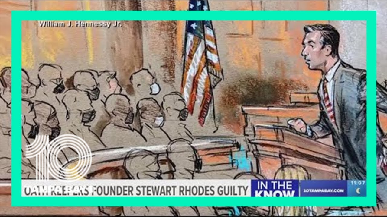 Oath Keepers founder Stewart Rhodes found guilty of seditious conspiracy