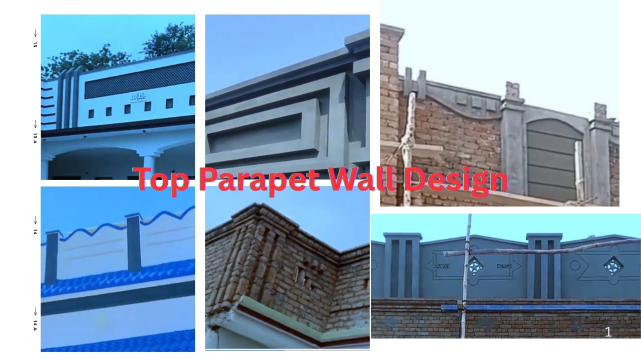 Top Parapet Wall Design Ideas In Youtube / Amazing Chobaray ka new Design [Mr Aamir]