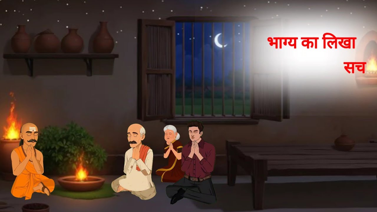 भाग्य का लिखा सच | Bhagya ka likha sach | Hindi Kahani | Moral Stories | cartoon stories