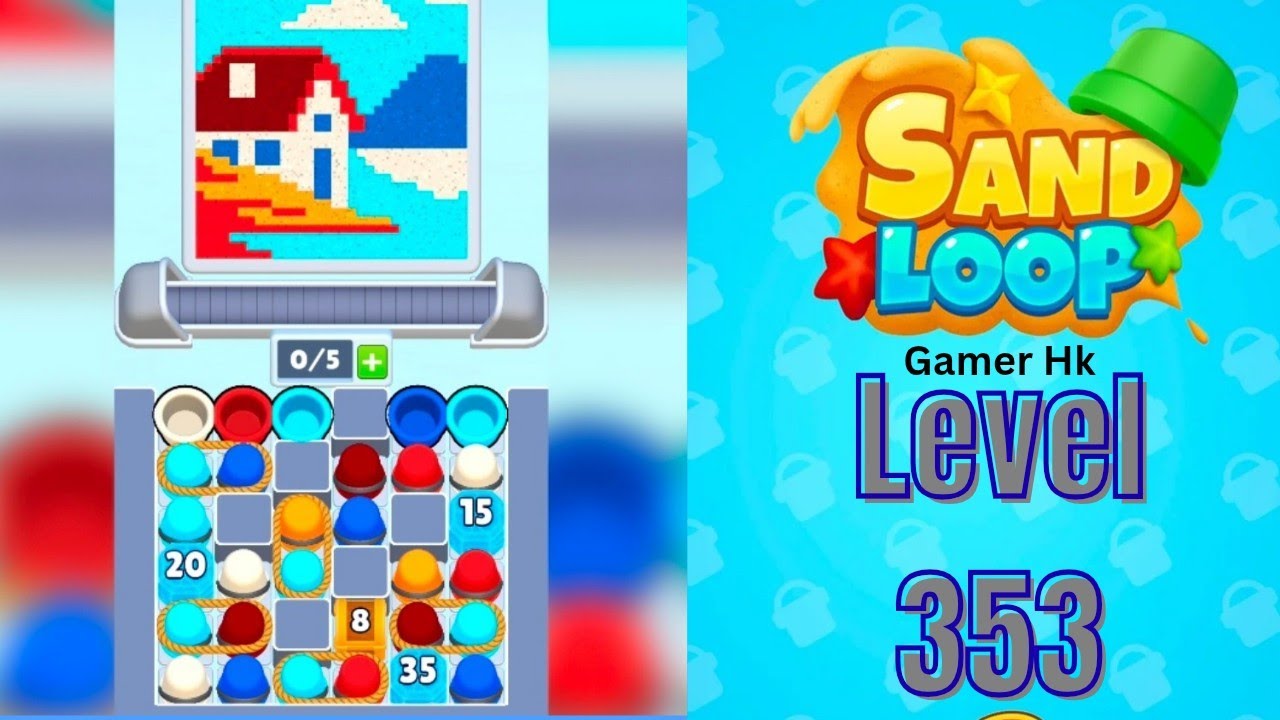 Sand loop level 353 Walkthrough Solution 