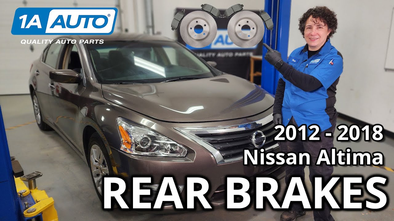 How to Replace Rear Brakes 2012-2018 Nissan Altima