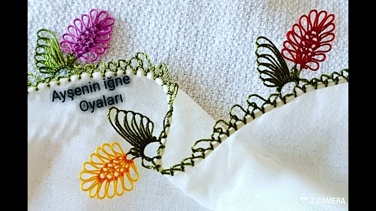 469.model Çok güzel mısır iğne oyası modeli anlatımlı yapılışı iğne oyası iğne Oyaları