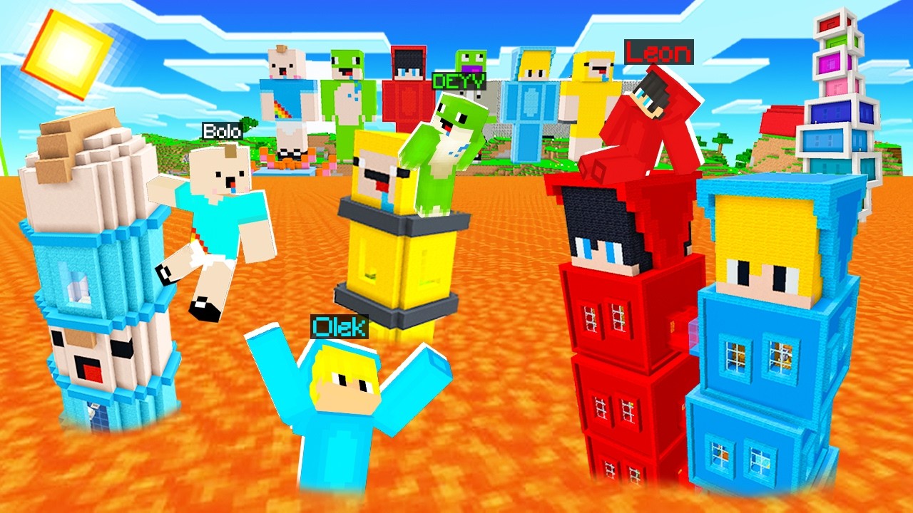 LAVA PODNISI SIĘ CO MINUTE na PALIONOWIE w Minecraft!