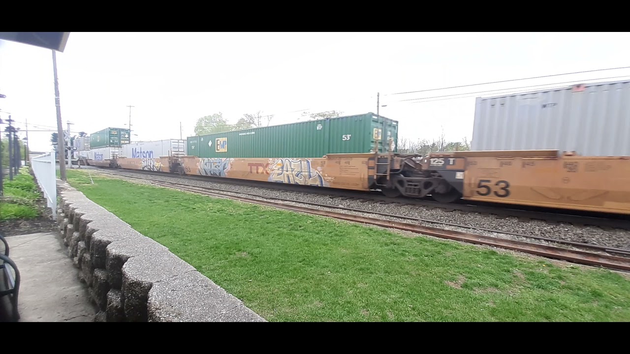 Freight train going through Macungie Pennsylvania.
