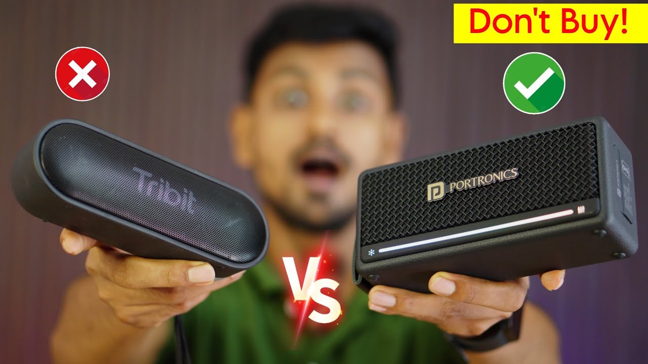 Portronics Harmony Mini vs Tribit XSound Go!🎶 Which Bluetooth Speaker ROCKS Louder 🔥