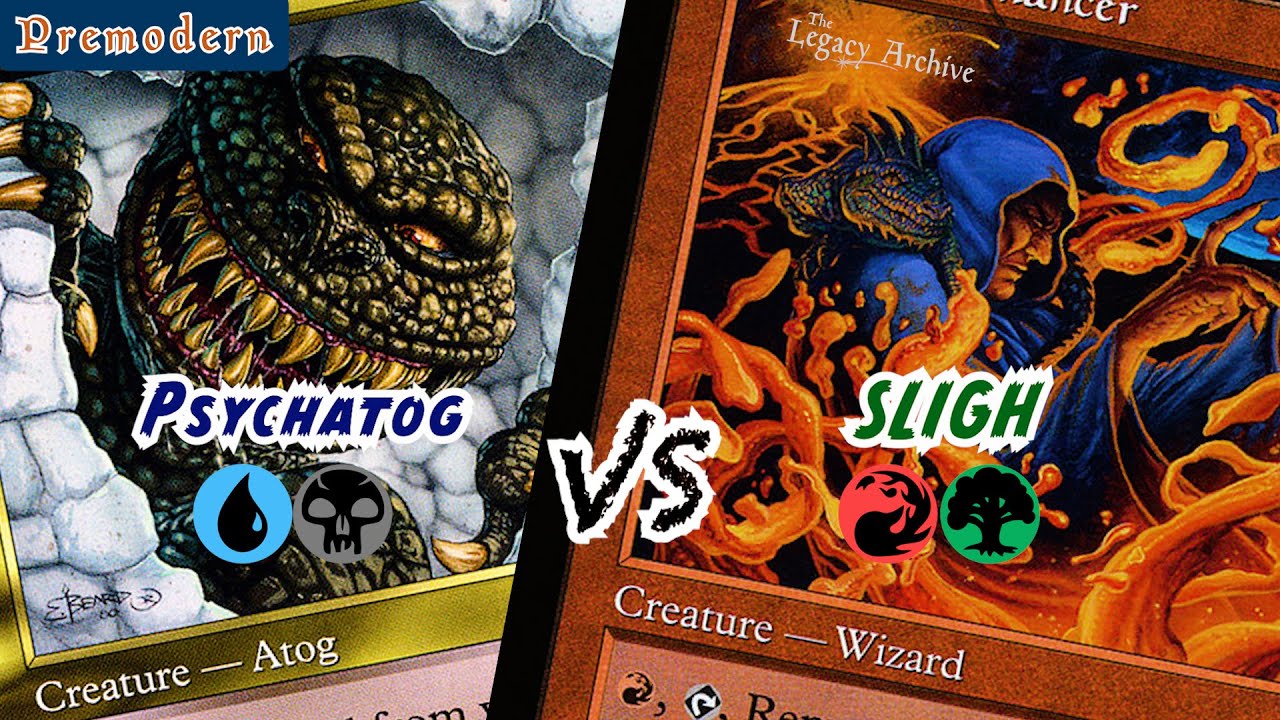 Our First Time Playing PREMODERN! - Psychatog vs RG Sligh [Paper Premodern MtG]