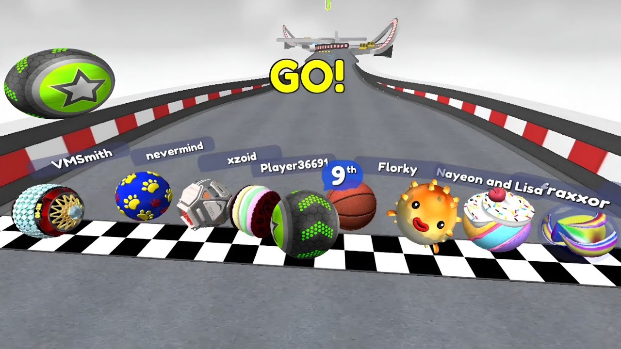 Going Balls - Speedrun Epic Race 202 ᯓ⚽︎ #goingballs #gameplay #marblesrace