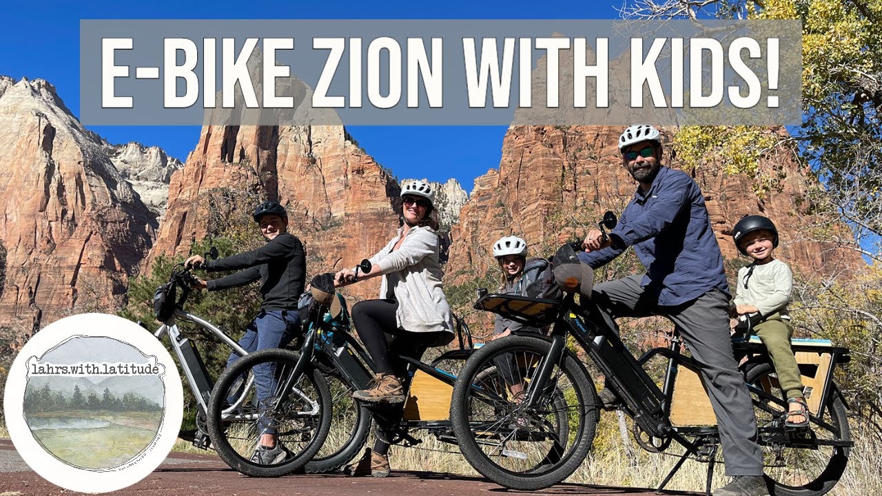 EBike Zion with Kids
