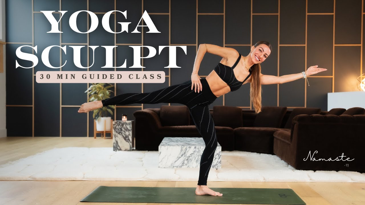 30-Min Yoga Sculpt: Burn & Tone Without Equipment 🔥