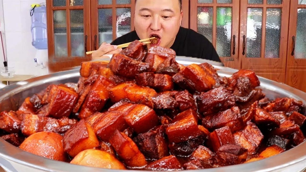 🔥【台式卤肉饭】阿强做的卤肉饭，肉块肥糯酱汁失控，米饭秒光！