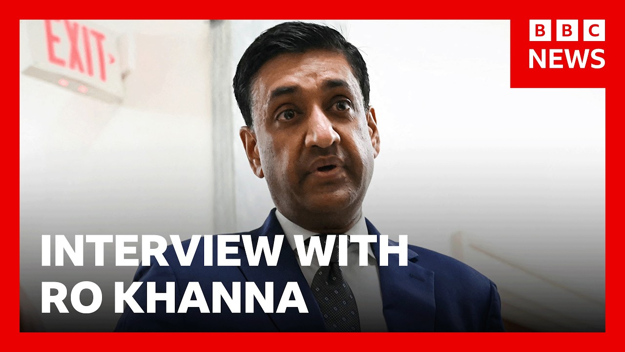 Congressman Ro Khanna speaks to BBC News about Epstein Files | BBC News