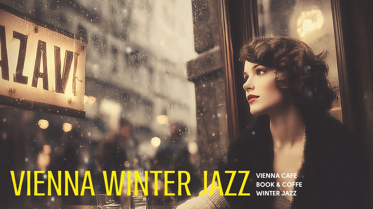 Vienna Cafe Jazz for Reading — Winter Fireplace Calm