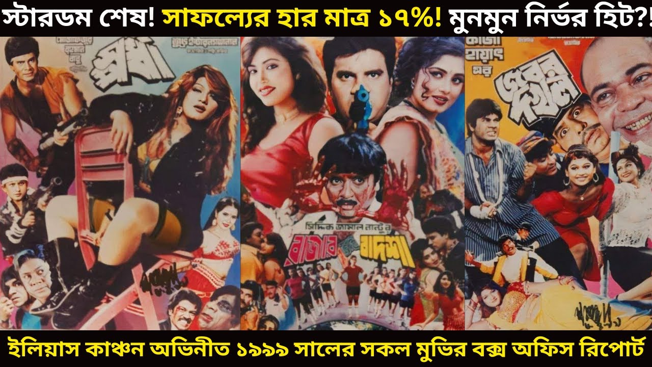 ইলিয়াস কাঞ্চন অভিনীত ১৯৯৯ সালের মুভিগুলোর বক্স অফিস রিপোর্ট- Ilias Kanchan All Movie Box Office 1999
