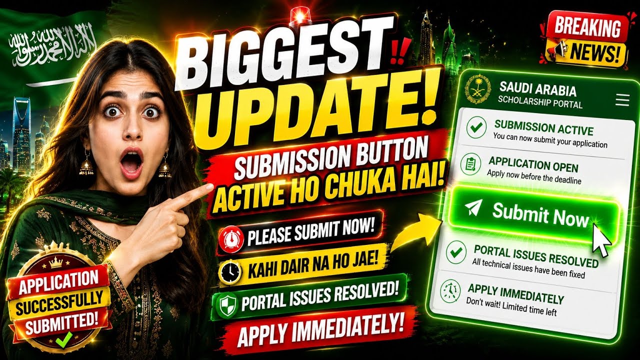 FINALLY 🚨 Submission Button is Active #saudiarabia #studyinsaudiarabia #studyabroad | Saudi Arabia