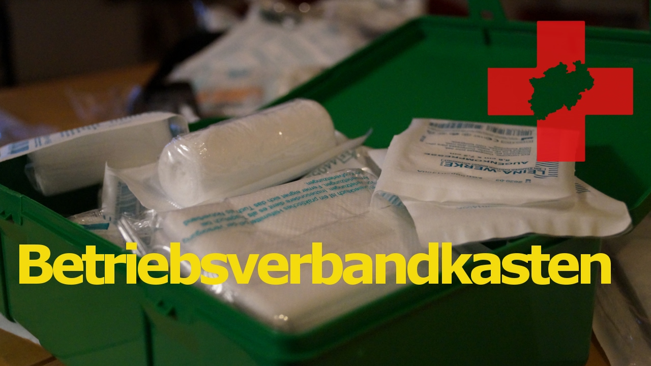 Betriebsverbandkasten - Erste Hilfe [HD][Let´s Ehrenamt]
