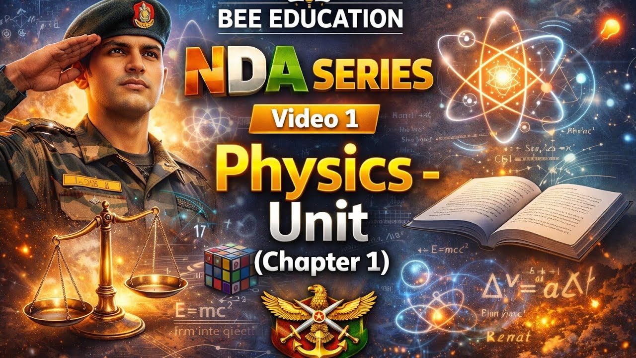 NDA Physics Preparation 2026 | Unit 1 Complete Lecture