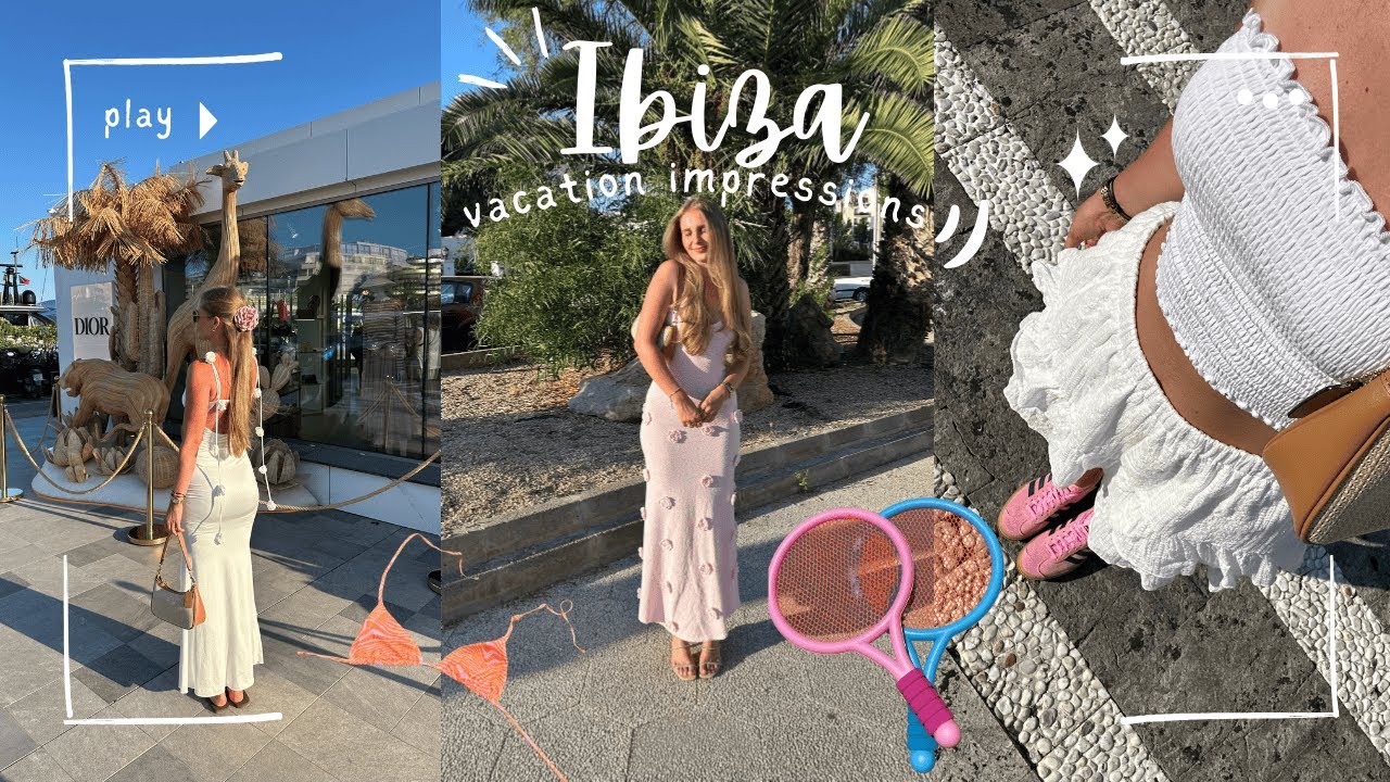 Ibiza vlog 🌺 hï ibiza, ushuaïa, beach days & day trip to fomentera  *summer days in my life*