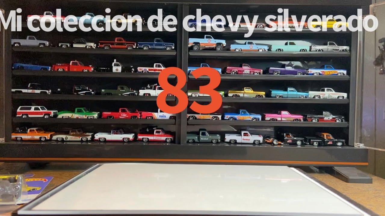 Mi coleccion de chevy’s silverado 83 de hotwheels