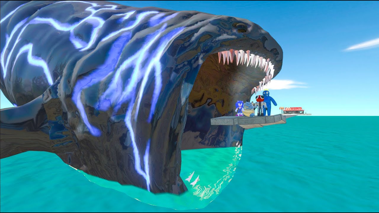 BLOOP CHASING - RUN OR YOU WILL BE EATEN - Animal Revolt Battle Simulator