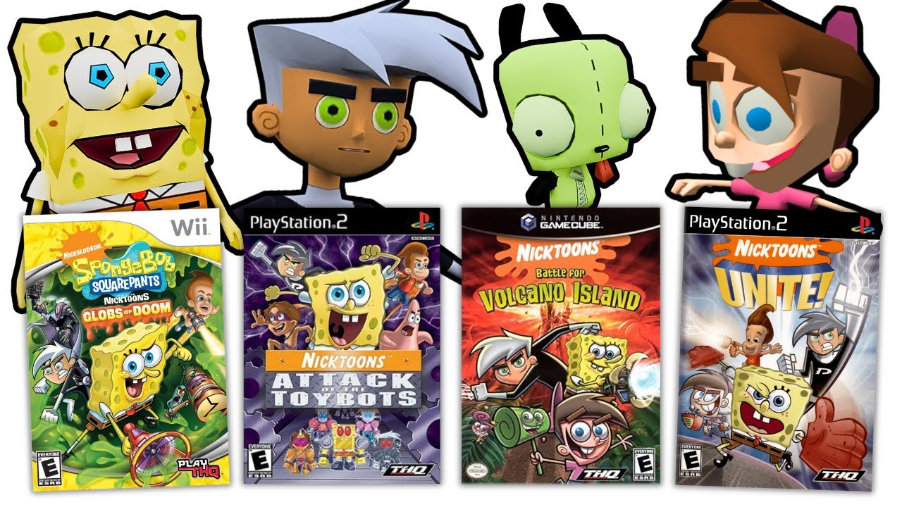 I Played Through EVERY Nicktoons: Unite Game!!