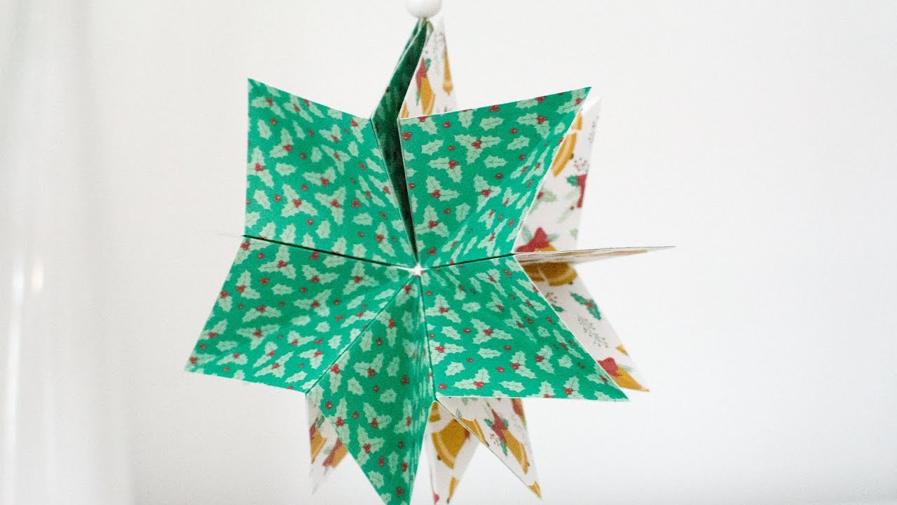 Zauberstern als Weihnachtsdekoration mit Stampin' Up! 