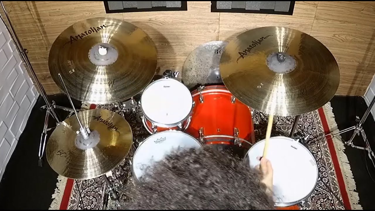 Pratos GIGANTES! Kit Anatolian BC Worship Hihat 16