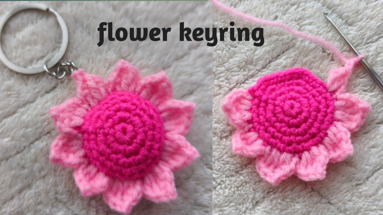 Flower keyring ❤️❤️❤️